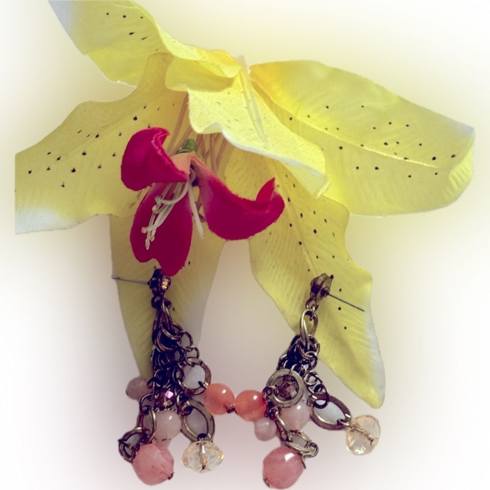 Beautifully-colored beaded earrings!
